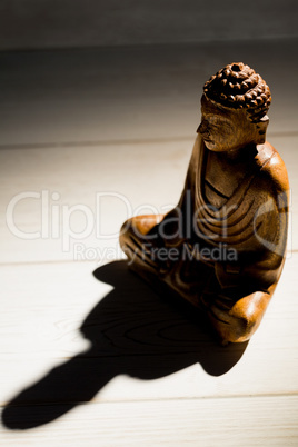 Buddha statue on a table