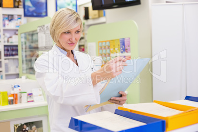 Pharmacist files documents