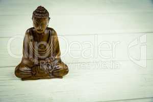 Buddha statue on a table