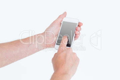 Woman using smartphone