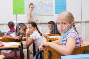 Naughty pupils in class