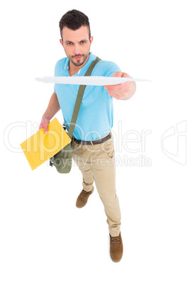 Postman with letter