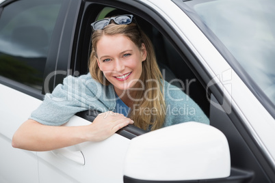 Young woman smiling at camera