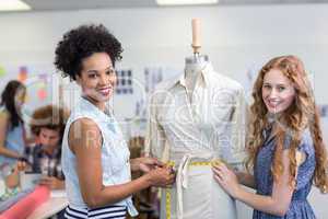 Female fashion designers at work