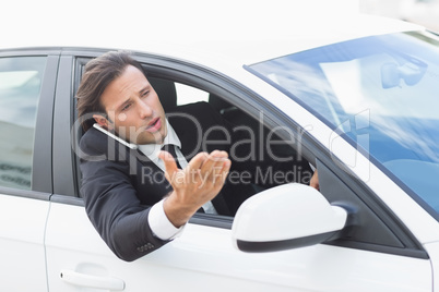 Businessman on the phone Businessman on the phone