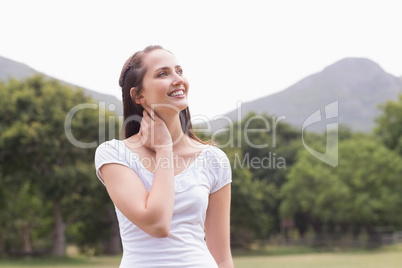 Young woman in the park