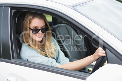 Young woman smiling at camera