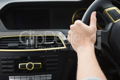 Woman driving