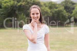 Young woman in the park