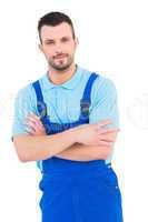 Male handyman standing arms crossed