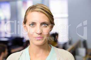 Portrait of confident female teacher