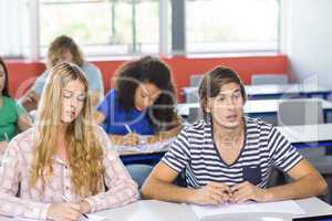 Students in classroom