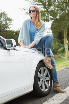 Young woman posing