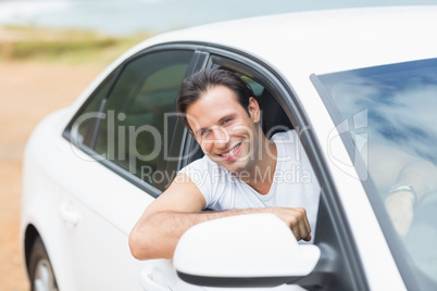 Man smiling at camera