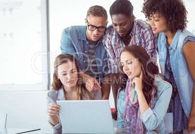 Fashion students working as a team