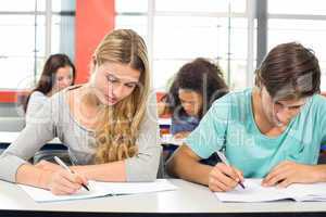 Students in classroom