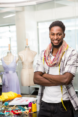 Portrait of confident male fashion designer Portrait of confident male fashion designer