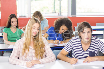 Students in classroom