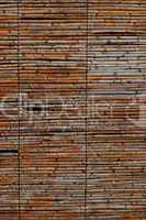 Background texture of a rustic bamboo screen