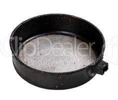 Old empty frying pan