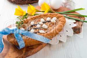 Polish Mazurek decorated for Easter