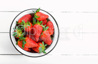 fresh ripe strawberries