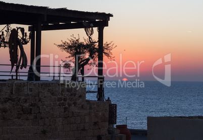 Sunset in Jaffa.