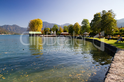 Ufer Promenade am Tegernsee