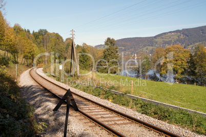 Gleisbett am Schliersee