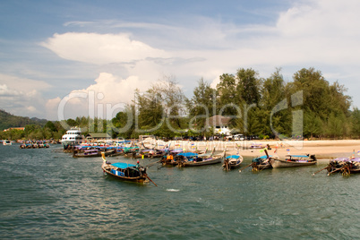 Hafen in Ao Nang auf Krabi