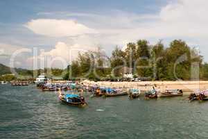 Hafen in Ao Nang auf Krabi