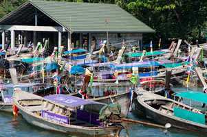 Hafen in Ao Nang auf Krabi