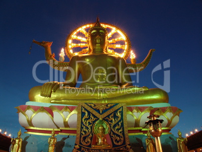 goldener Buddha auf Koh Samiu
