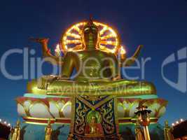 goldener Buddha auf Koh Samiu