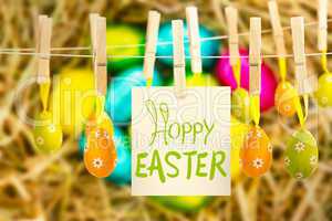 Composite image of happy easter graphic