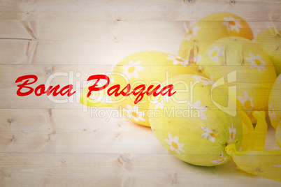 Composite image of bona pascua