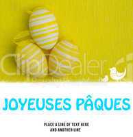 Composite image of joyeuses paques