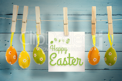 Composite image of happy easter greeting Composite image of happy easter greeting