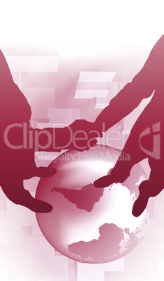 Composite image of handshake Composite image of handshake
