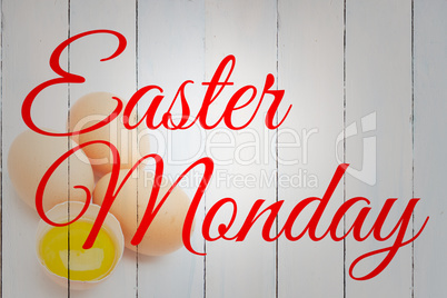 Composite image of easter monday