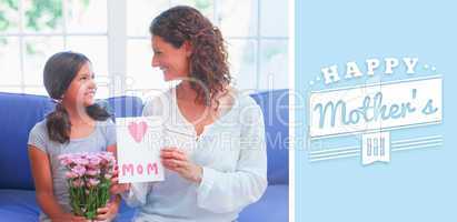 Composite image of mothers day greeting