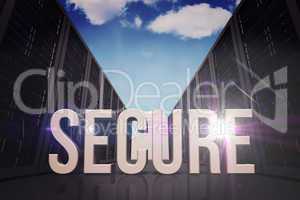 Composite image of secure