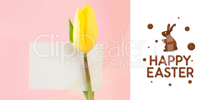 Composite image of happy easter graphic