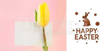 Composite image of happy easter graphic