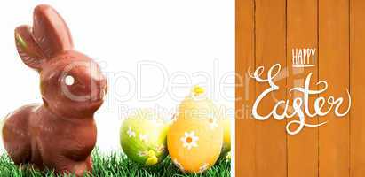 Composite image of happy easter graphic