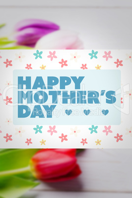 Composite image of mothers day greeting