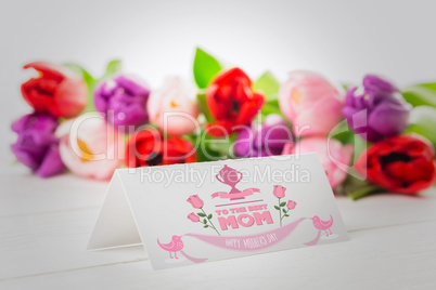 Composite image of mothers day greeting