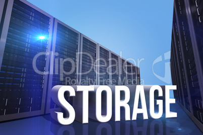 Composite image of storage