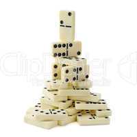 pyramid of dominoes