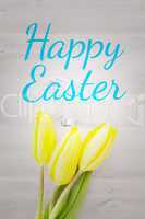 Composite image of happy easter